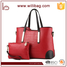 Alibaba Китай женщины PU кожаные кошельки и сумки комплект